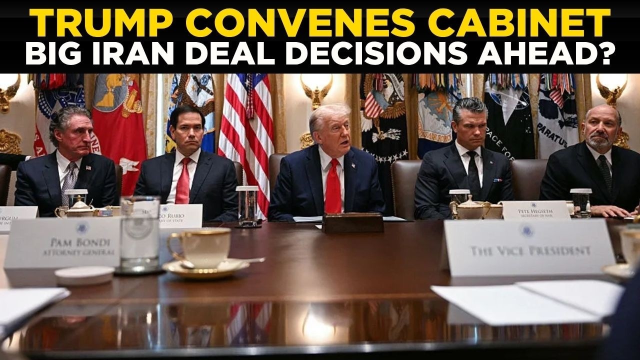 US-IRAN LIVE: Trump Calls Urgent Cabinet Meeting After Historic Peace Deal | White House Live
