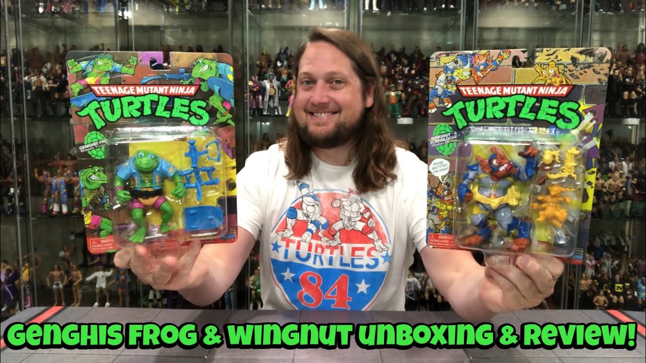Genghis Frog & Wingnut Teenage Mutant Ninja Turtles Unboxing & Review!