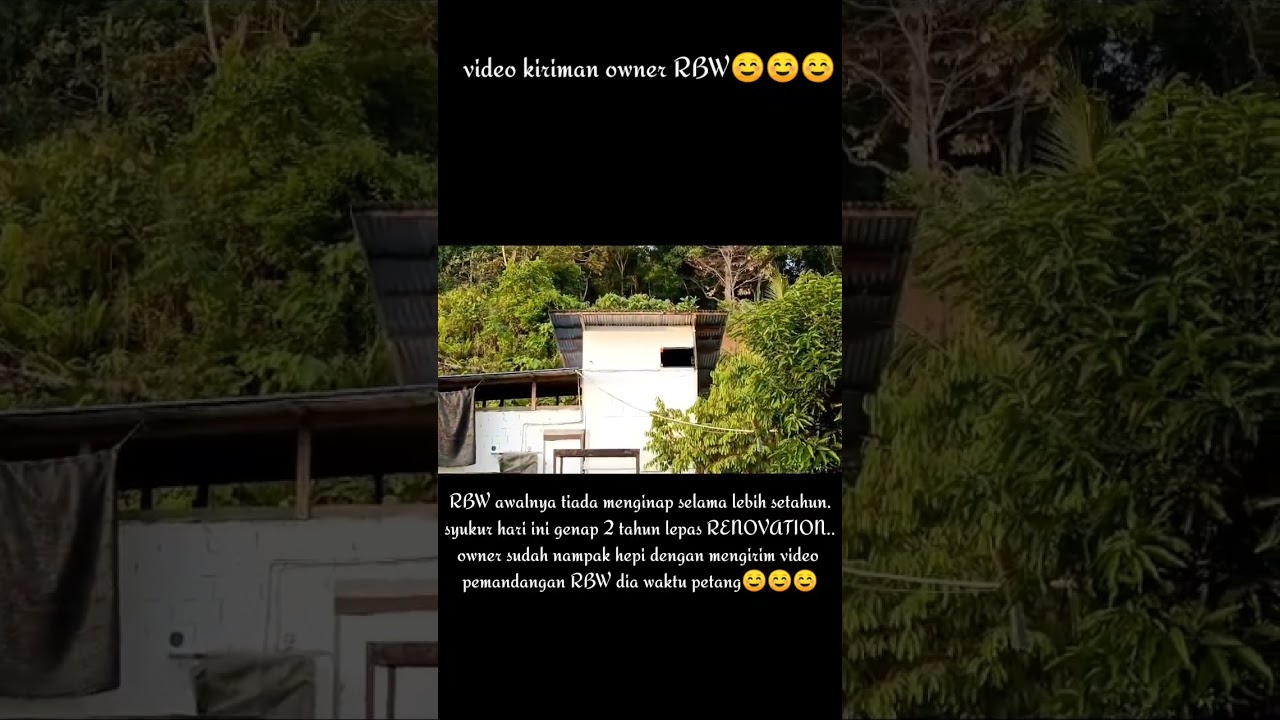 RBW pernah zonk setahun lebih kini cukup meriah