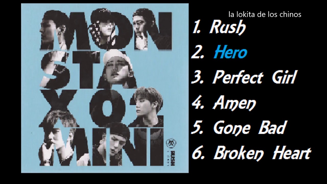 Monsta x- Rush (Full Album)