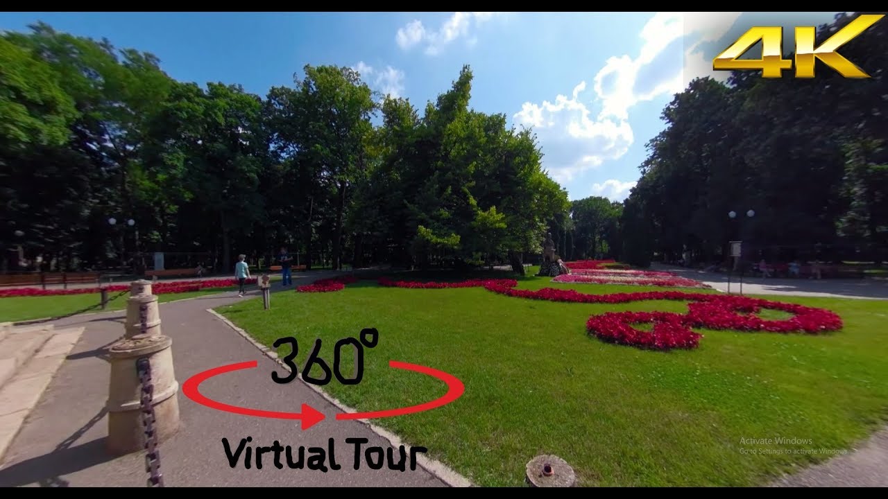 Concept - Copou Park - Eminescu's Linden Tree - Romanian - Iasi - 360&deg; Camera - Video 4K