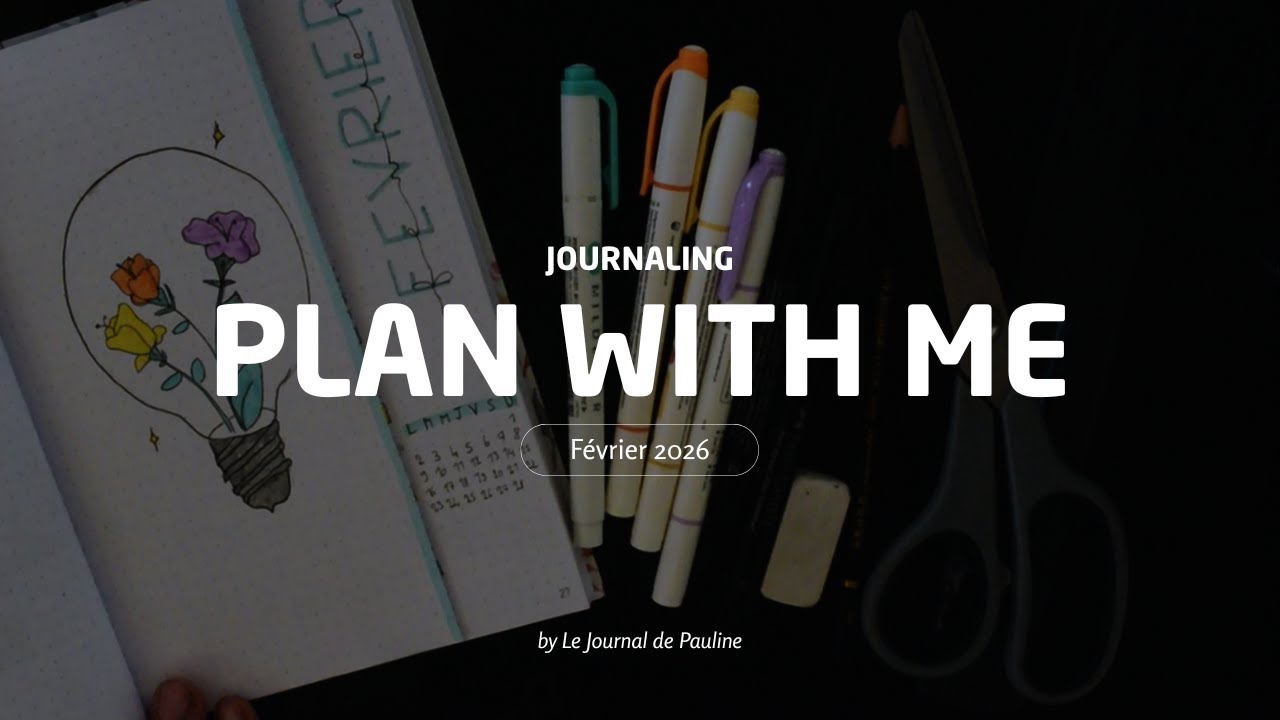 {#JOURNALING} PLAN WITH ME - Bullet journal février 2026 (Ultra simpliste)