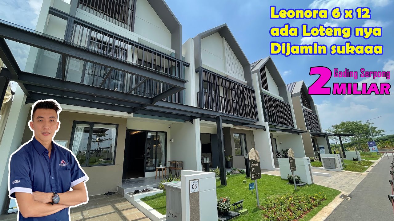 LEONORA 6x12 I Rumah Attic terbaik I Symphonia Summarecon Serpong I Start 1,7M an I