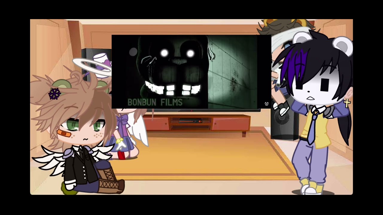 Afton Kids + Henry React to Slavage Rage & Run Run ,, William Afton ,, Reaction Video ,, Gacha Club