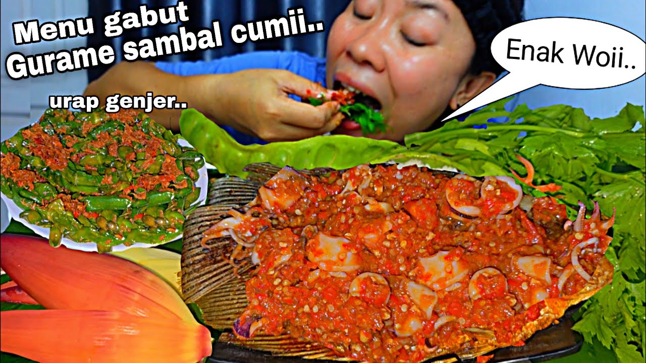 MENU GABUT .MASAK GURAME SAMBAL CUMI,TERNYATA SE ENAK ITU WOii🤤‼️