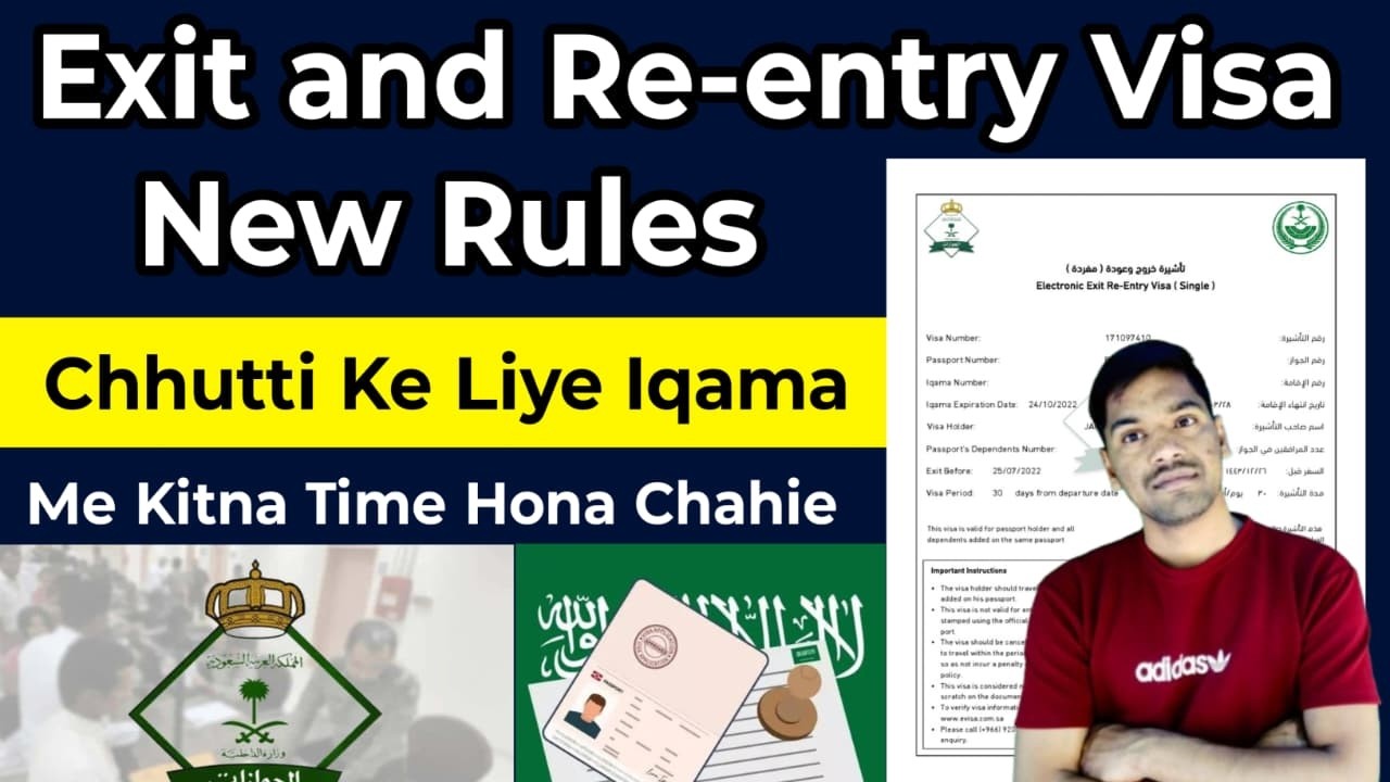 Chhutti Ke Liye Iqama Me Kitna Time Hona Chahie | Exit and Re-entry Visa New Rules in Saudi Arabia