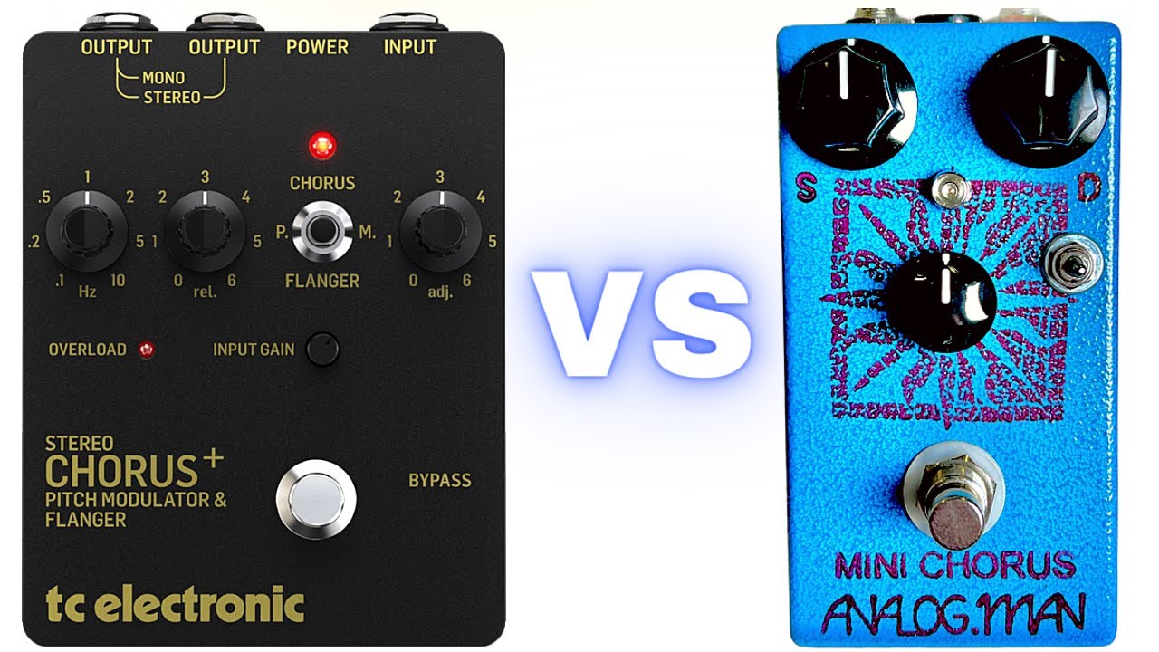 TC Electronic SCF Chorus vs AnalogMan Mini Chorus