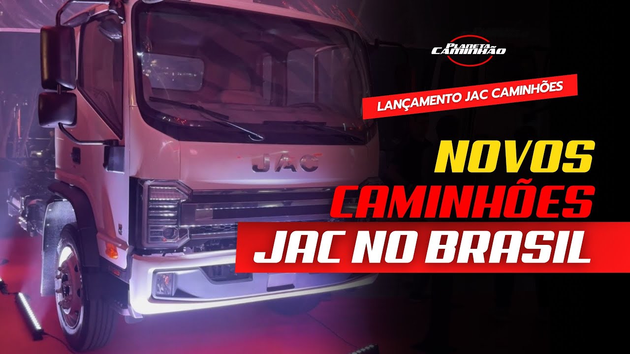 Conheça os NOVOS CAMINHÕES JAC de 9 a 25 toneladas com motores CUMMINS que chegam ao Brasil em 2026