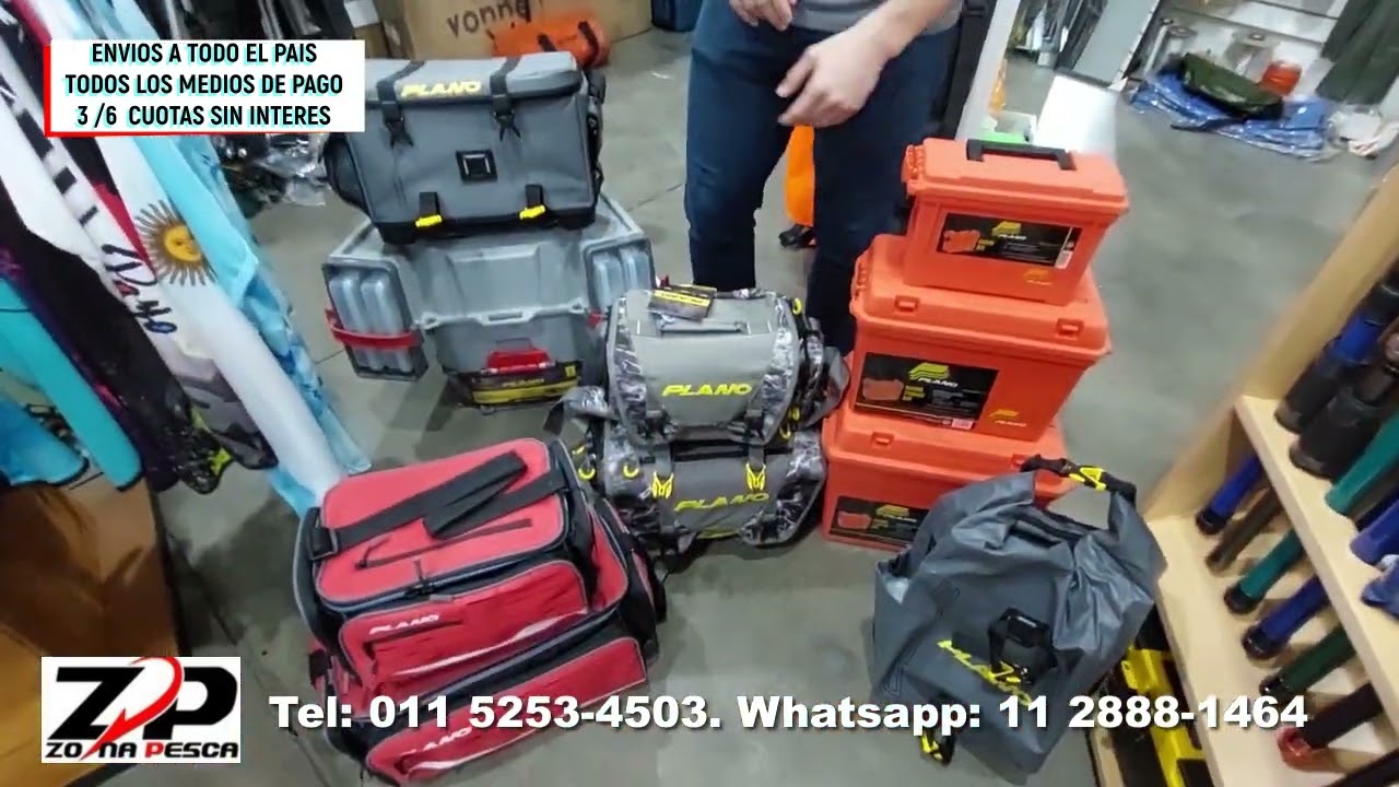 Cajas estanco, bolsos de pesca y accesorio para kayak en Zona Pesca