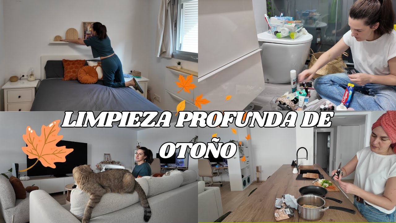 🍂 LIMPIEZA PROFUNDA de OTOÑO 🍂CAMA, MAMPARA Y BAÑO de los chicos
