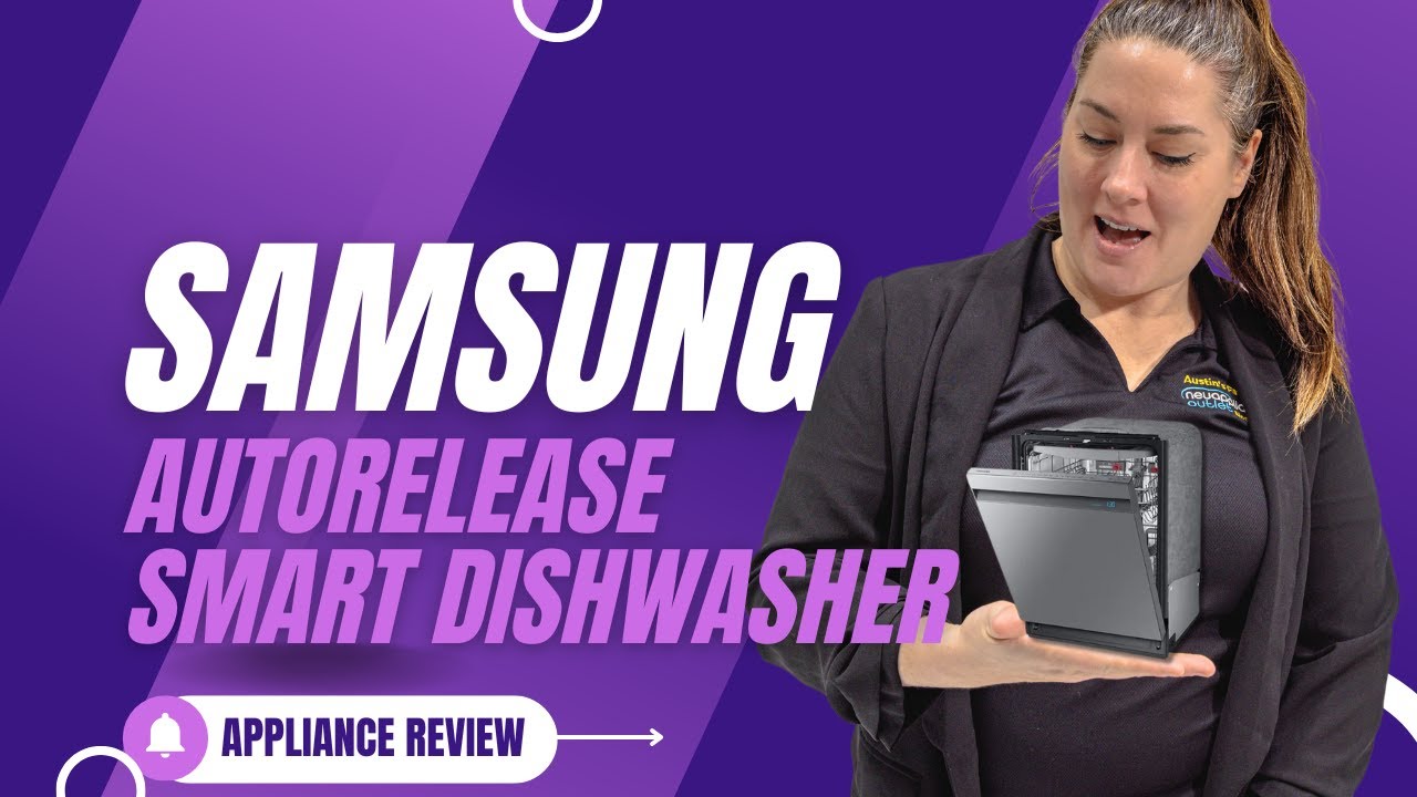 Samsung AutoRelease Smart Dishwasher | Quiet, Powerful, and Packed with Features