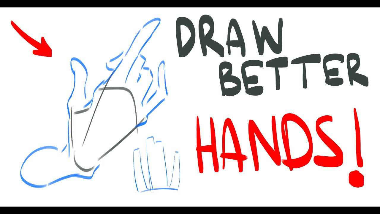 Let's Draw Hands! NO BOXES! - Shape Based Approach