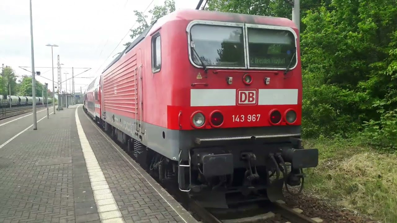 S-Bahn Dresden - Linie S1, S2 S3 und S8, Bahnstrecke von Pirna bis Dresden Neustadt (Teil 1)