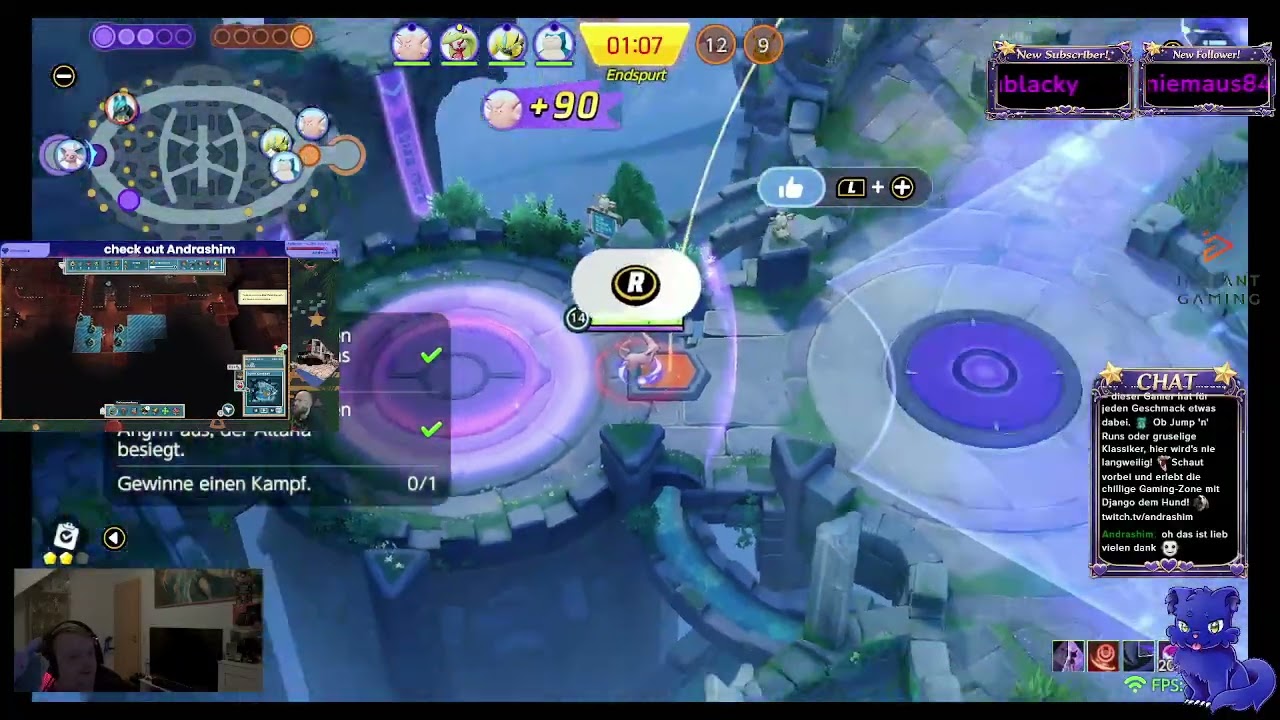 Pokémon unite mit @venomblacky und der lieben @sikami_si und @UmbreonBasti Stream vom 10.03.2026