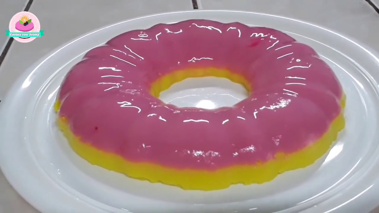 Gelatina de Maizena de sabor /  Cocina con Jenny
