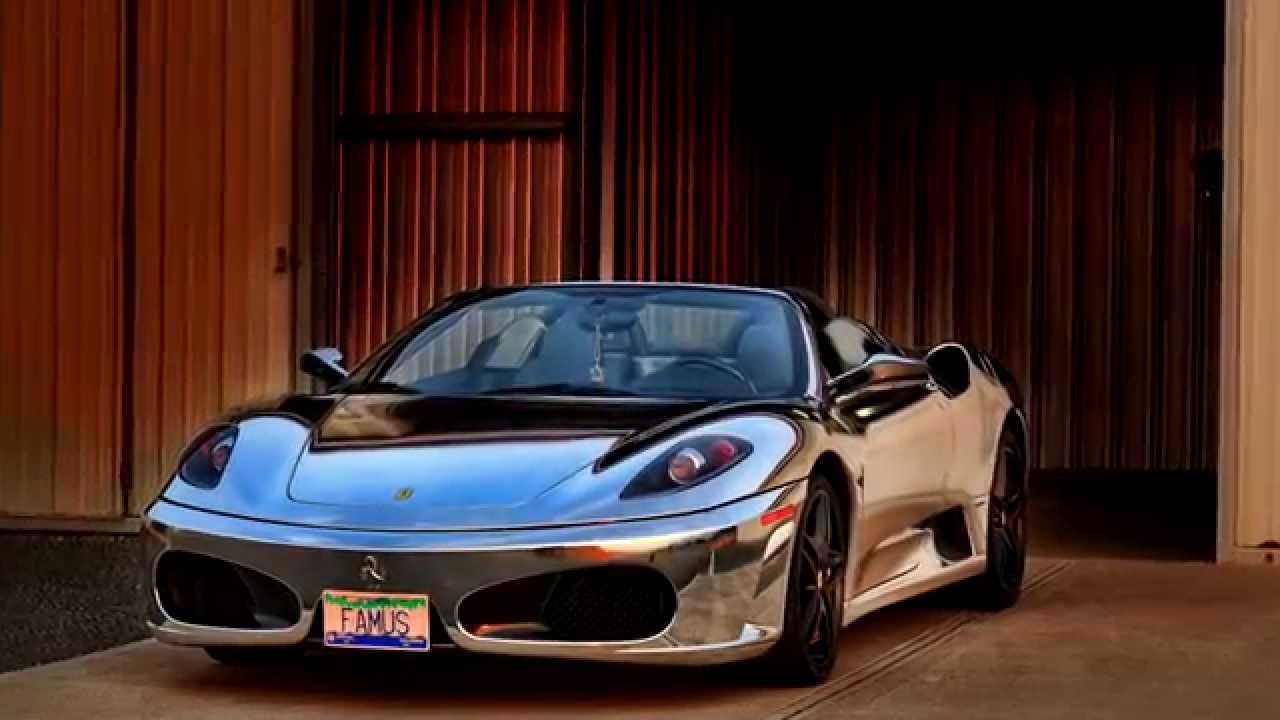 Chrome Wrapped Ferarri F430 in Victoria BC