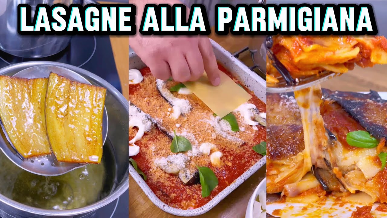 Lasagne alla Parmigiana (con sfoglia di pasta a secco!)