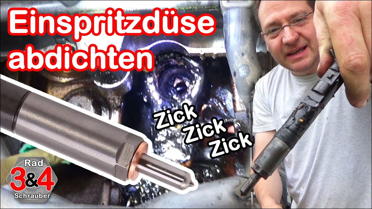 ZickZick-Sound am Diesel Motor - Einspritzdüse abdichten im allgemeinen - z.B. 1,5 dCi Renault Modus