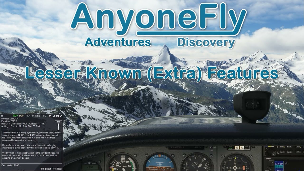 Flight1's AnyoneFly - Unique Features