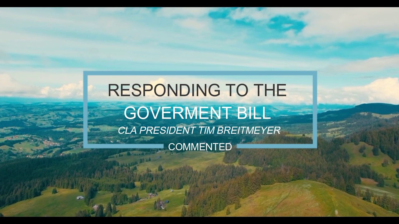 CLA reaction to the Government's new Agriculture Bill
