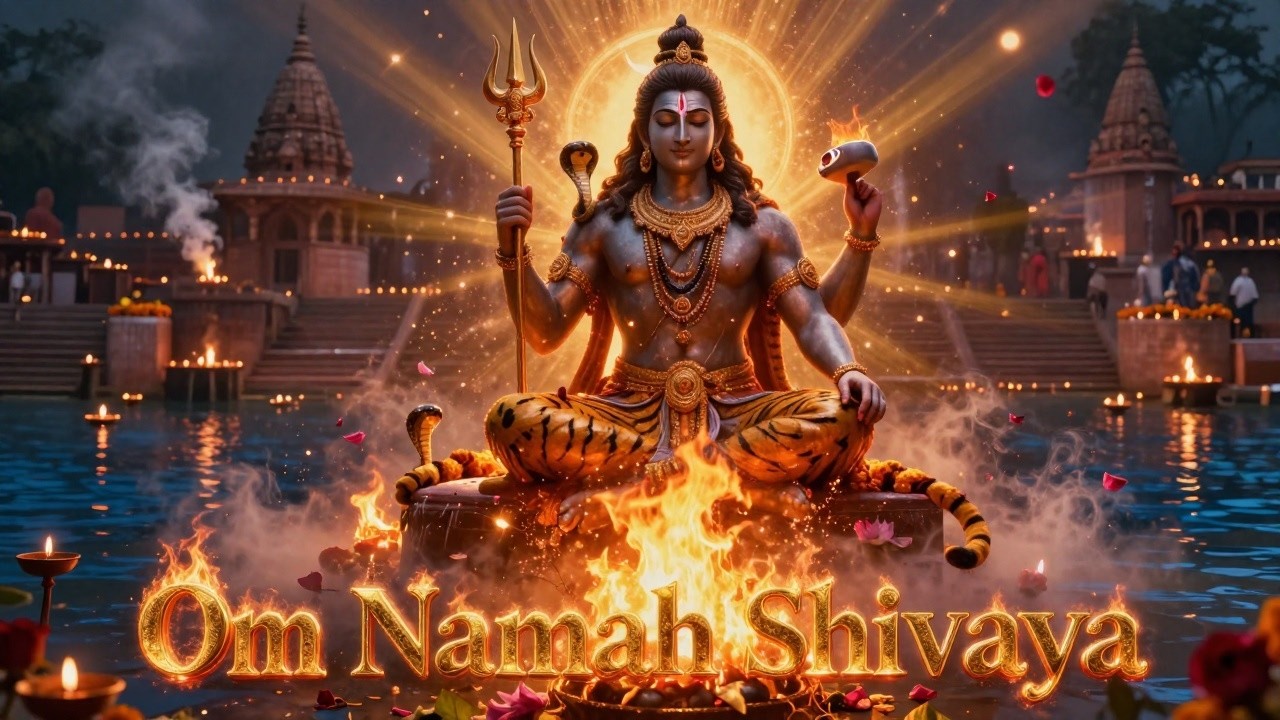 🙏 Om Namah Shivaya: Shiva Mantra for Peace | Varanasi Ghats