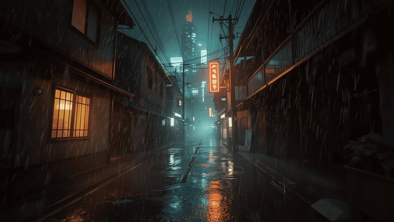 Lofi Chill Rain Sounds | Relaxing Music