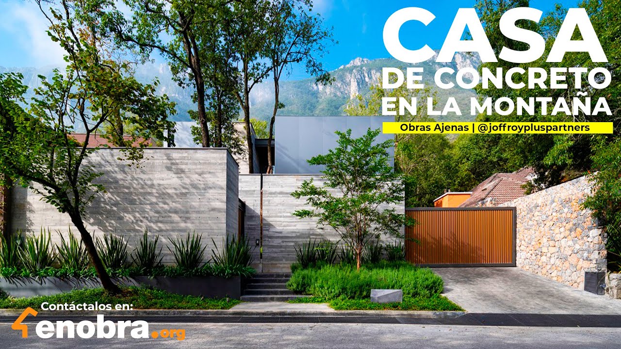 ELEGANTE CASA de CONCRETO Y MADERA | Obras Ajenas | @joffroypluspartners