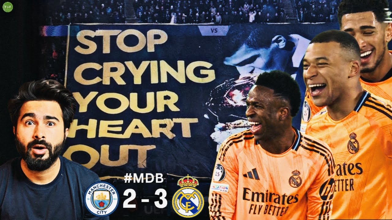 Madrid Made Man City CRY THEIR HEART OUT in 3-2 Win! | UCL #MDB