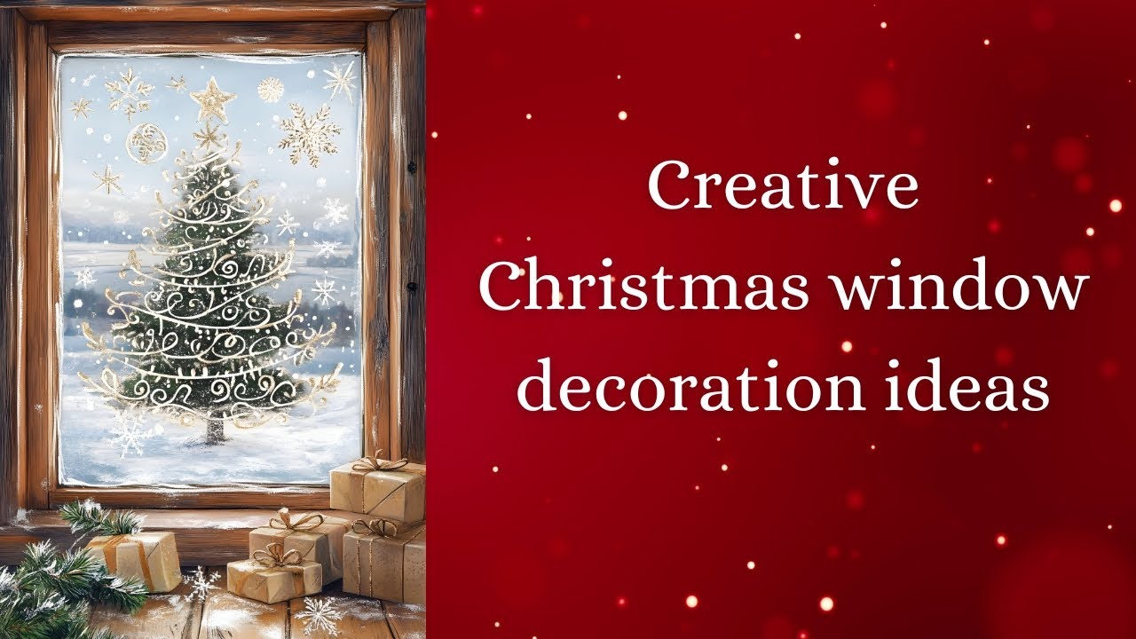 TOP 10 Christmas Window Decorations Ideas - Winter Decorating Ideas
