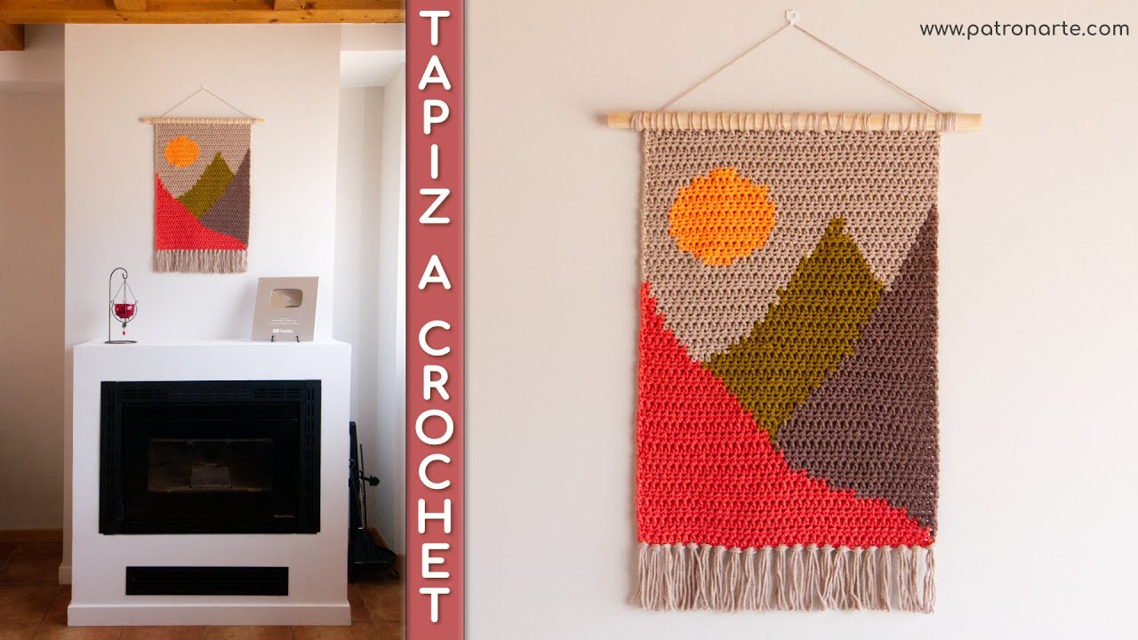 Cómo Hacer Tapiz a Crochet Ganchillo para Pared Paso a Paso y Cómo Crear Tus Propios Diseños