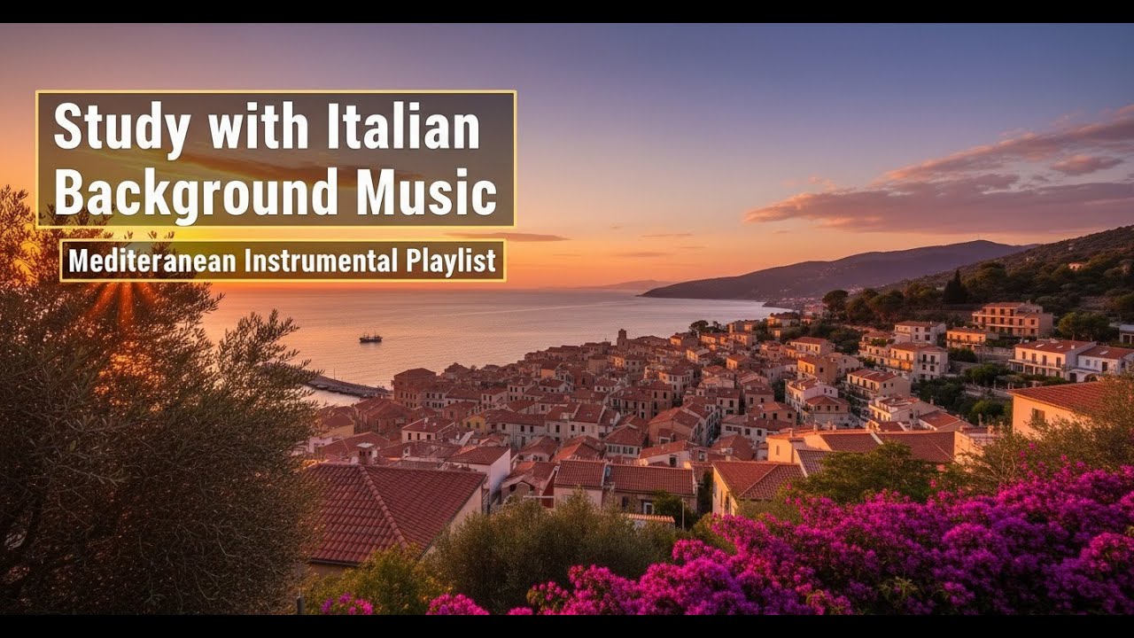 Study with Italian Background Music – Mediterranean Instrumental Playlist