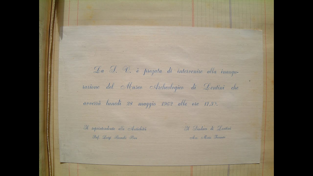 Il museo di Lentini prima parte