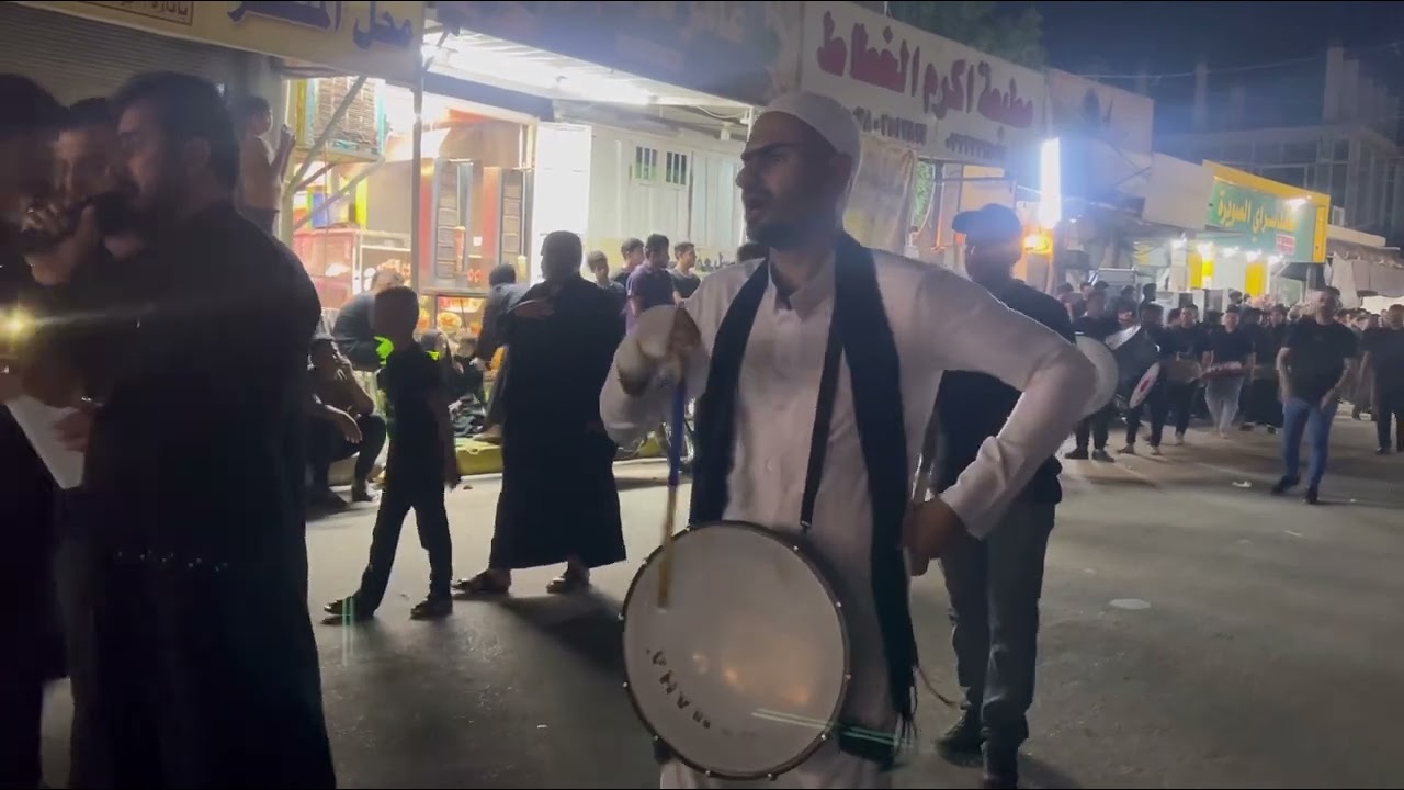 موكب الامام الحسن العسكري يوم التاسع من محرم الحرام سنه 1444هجرية