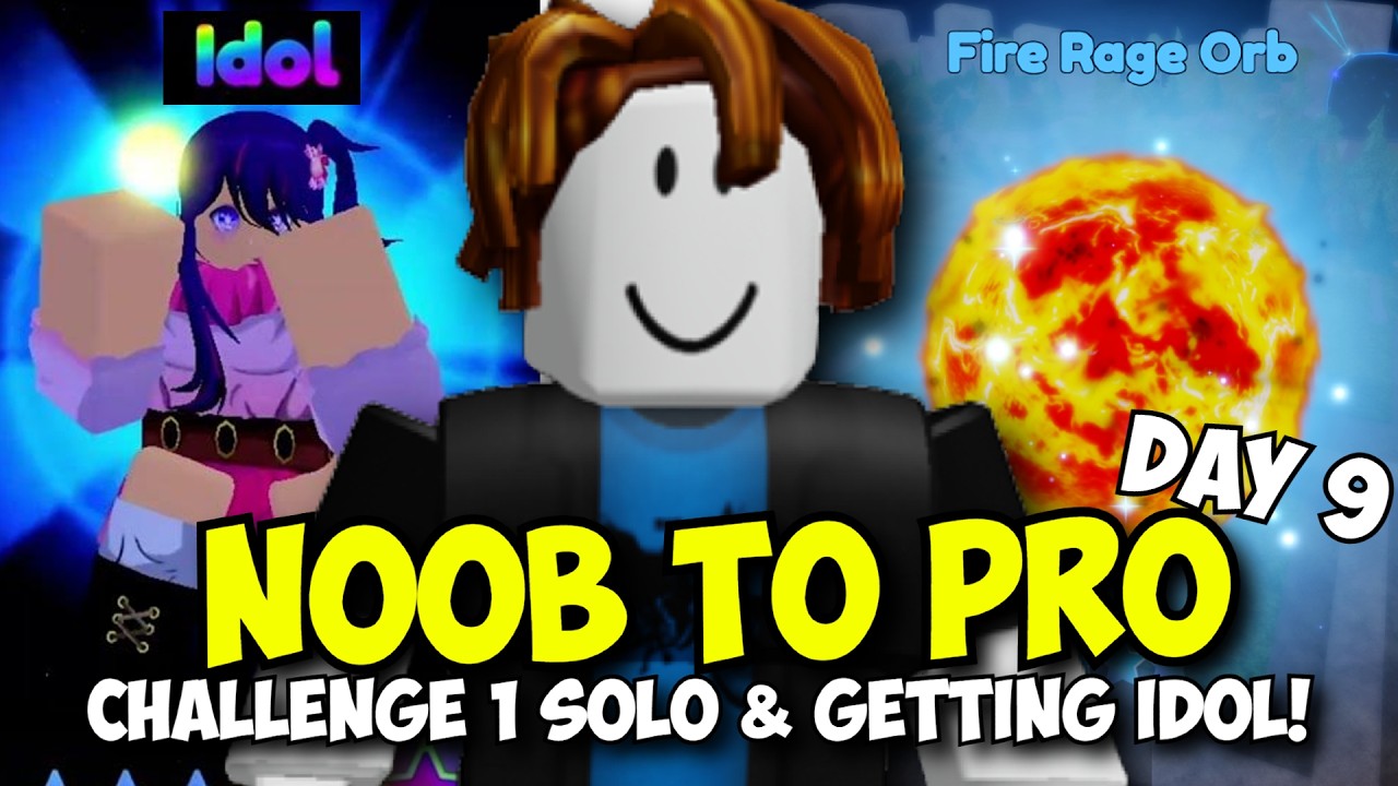 (Day 9) Getting Idol & Soloing Challenge 1 for Fire Rage Orb! F2P Noob to Pro ASTD