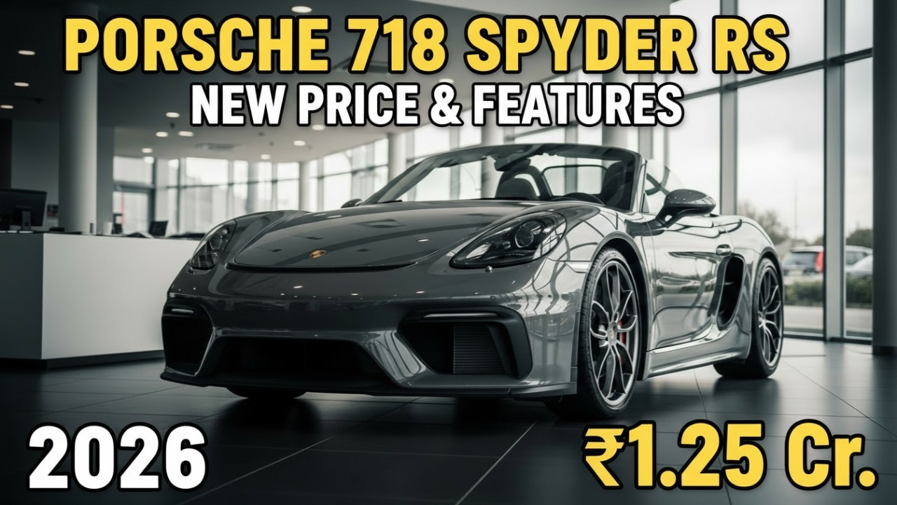 Porsche 718 Spyder RS 2026 ⚡ Track Car for the Road