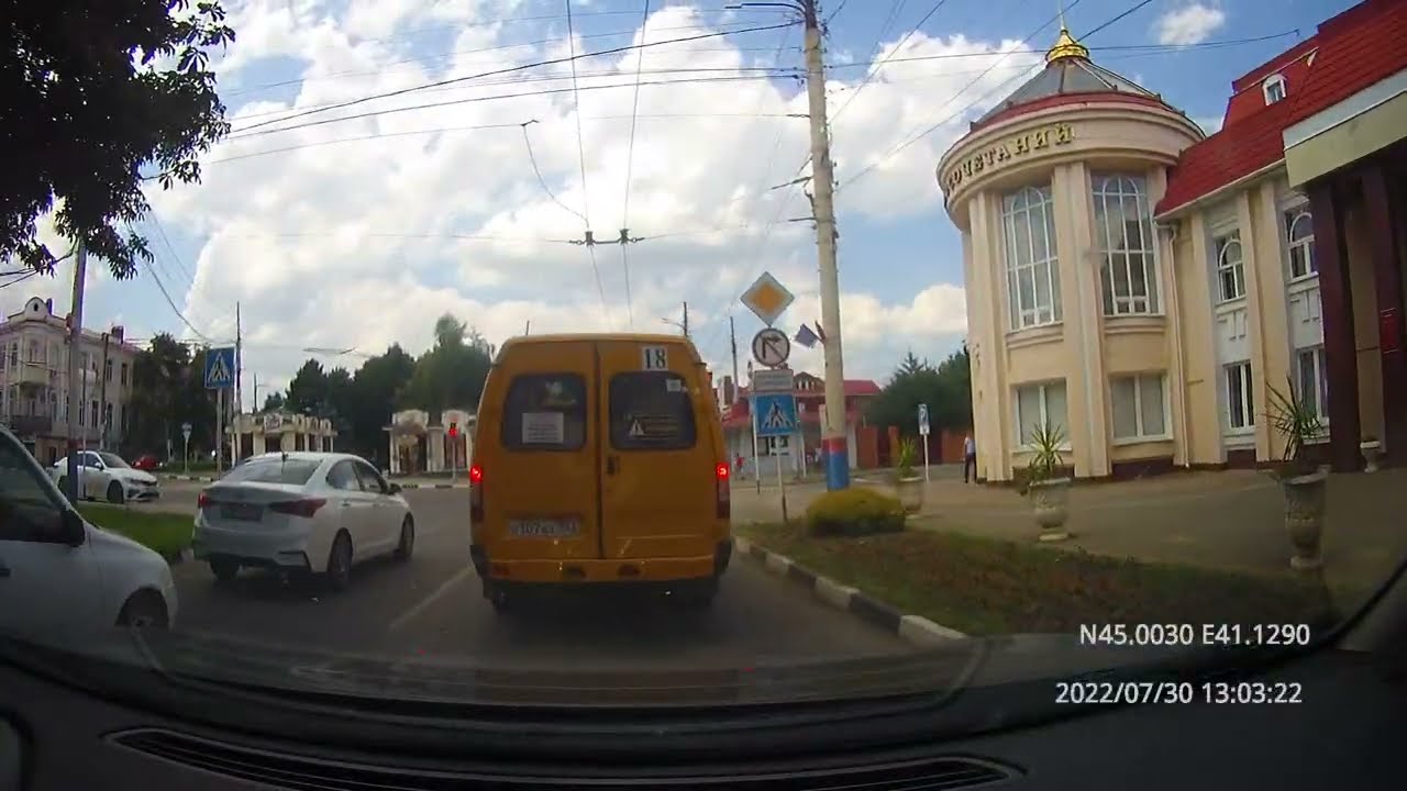 Driving in North Caucasus: Армавир - Лабинск - Майкоп 30/07/2022 (timelapse 4x)