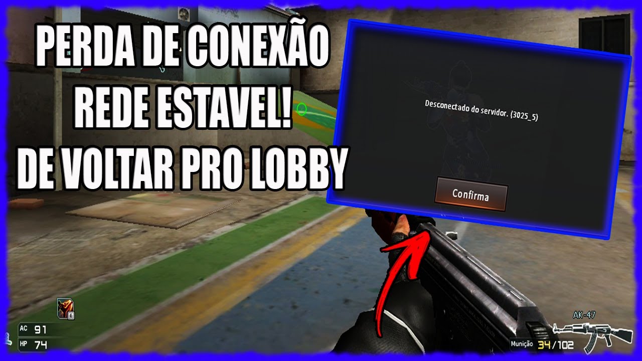 COMO RESOLVER ERRO PERDA DE CONEXÃO DESCONECTADO DO SERVIDOR CROSSFIRE AL
