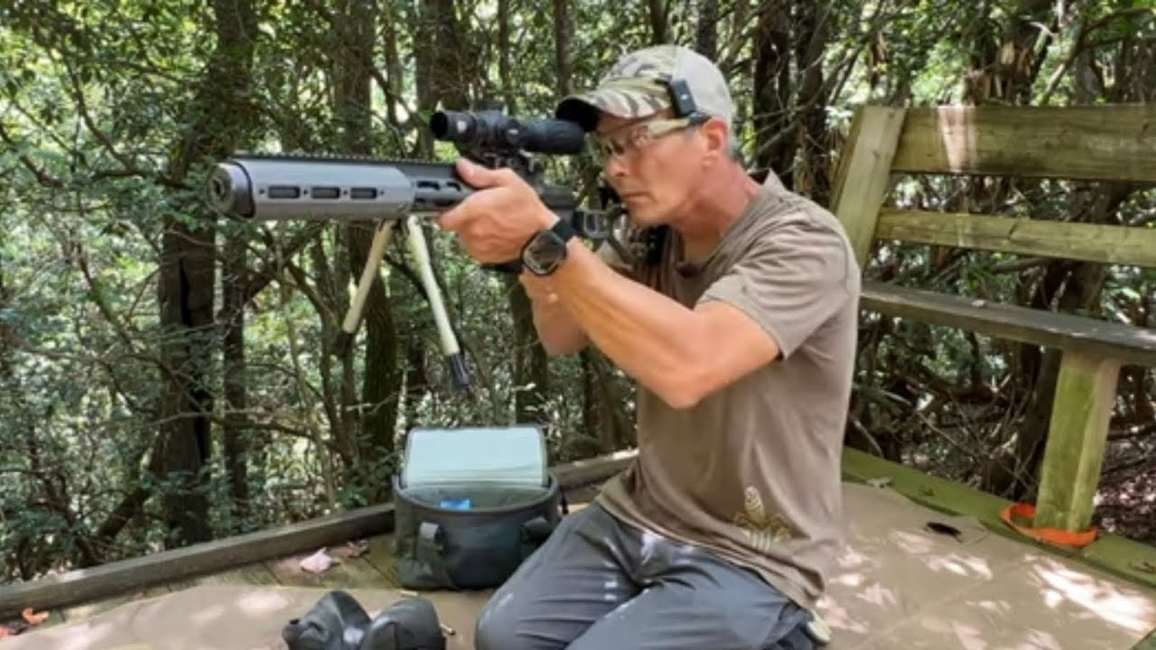 Давид против Голиафа, Q mini fix SD против Ruger American #глушители AB, #легкие удары капсюлей