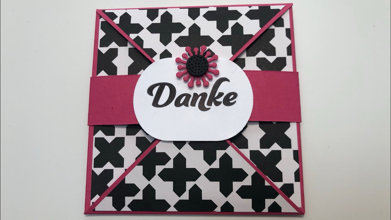 Tutorial Easy Envelope Gatefold Card aus einem Din A4 Papier mit #stampinup Produkten