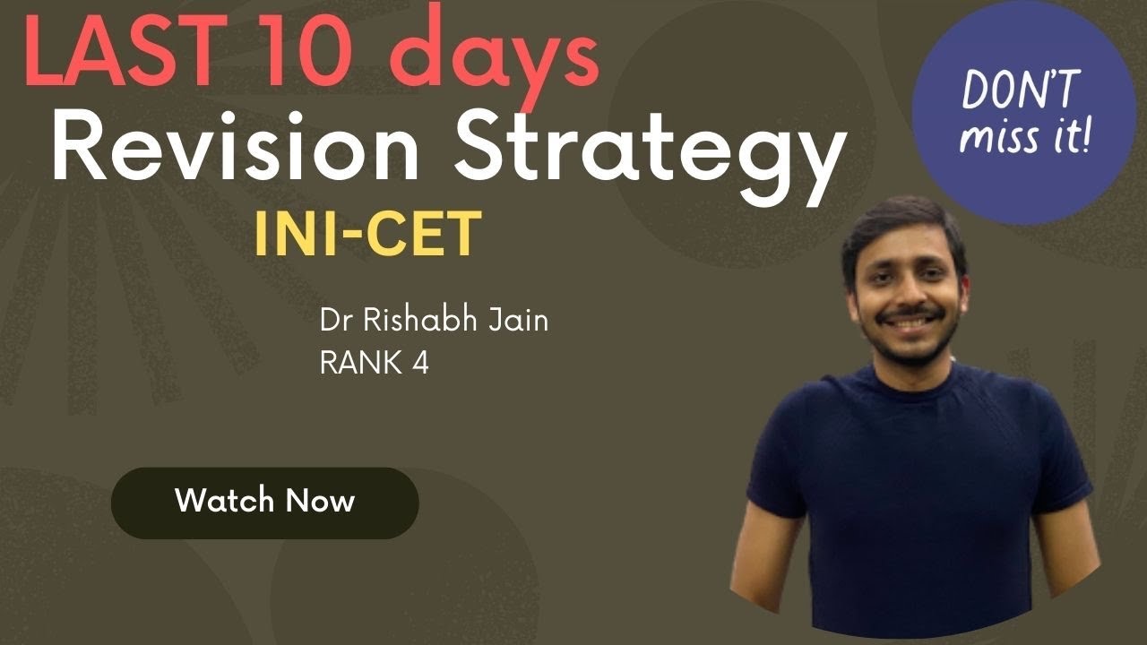 Get too 100 rank in INICET with this revision strategy! #inicet #neetpg