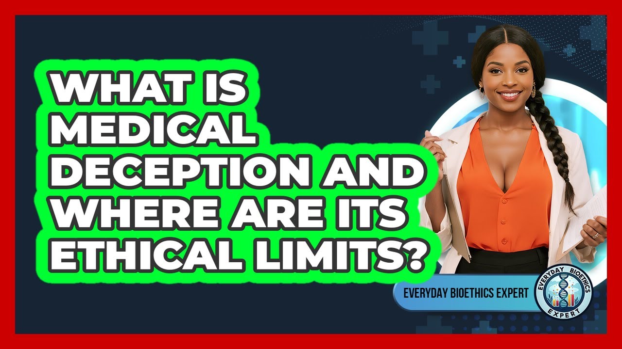 What Is Medical Deception And Where Are Its Ethical Limits? - Everyday Bioethics Expert