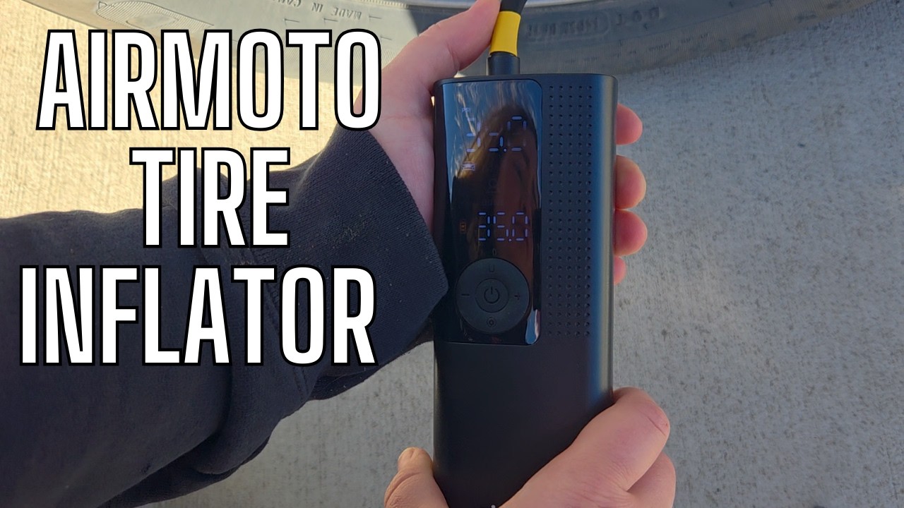 Портативный насос для накачивания шин Airmoto