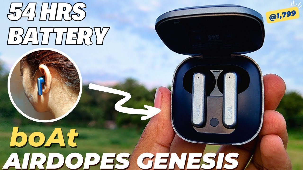 boAt Airdopes Genesis Unboxing and Full Review ⚡boAt Airdopes Wireless Earbuds ⚡Best Boat Earbuds⚡
