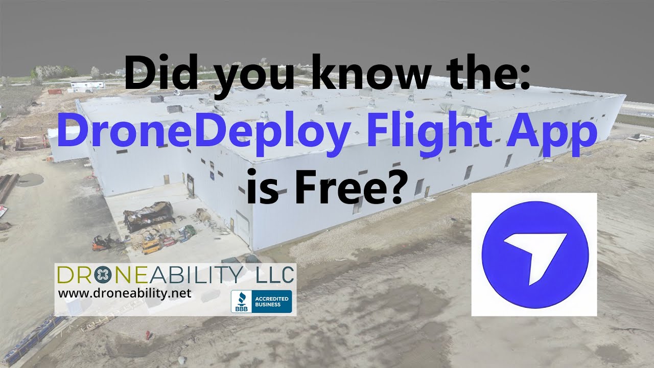 А вы знали, что приложение DroneDeploy Flight App бесплатное?