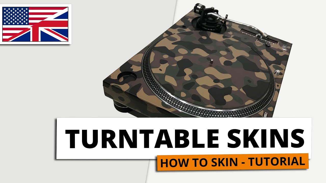 Turntable / 1210 Skin - How to Skin TUTORIAL ENGLISH | DJ Skins