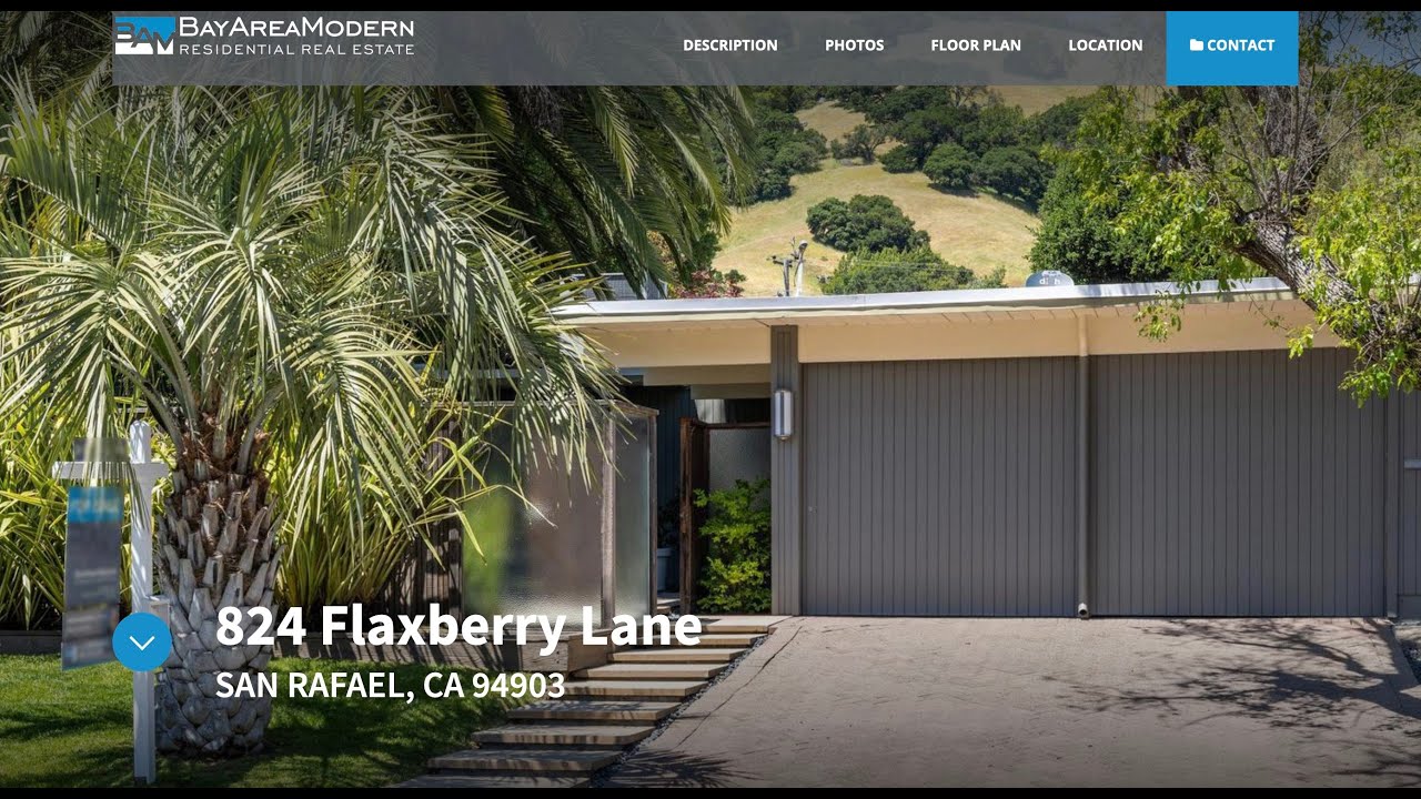 Sophisticated and Modern Eichler Home with clean lines - Courtyard Eichler-