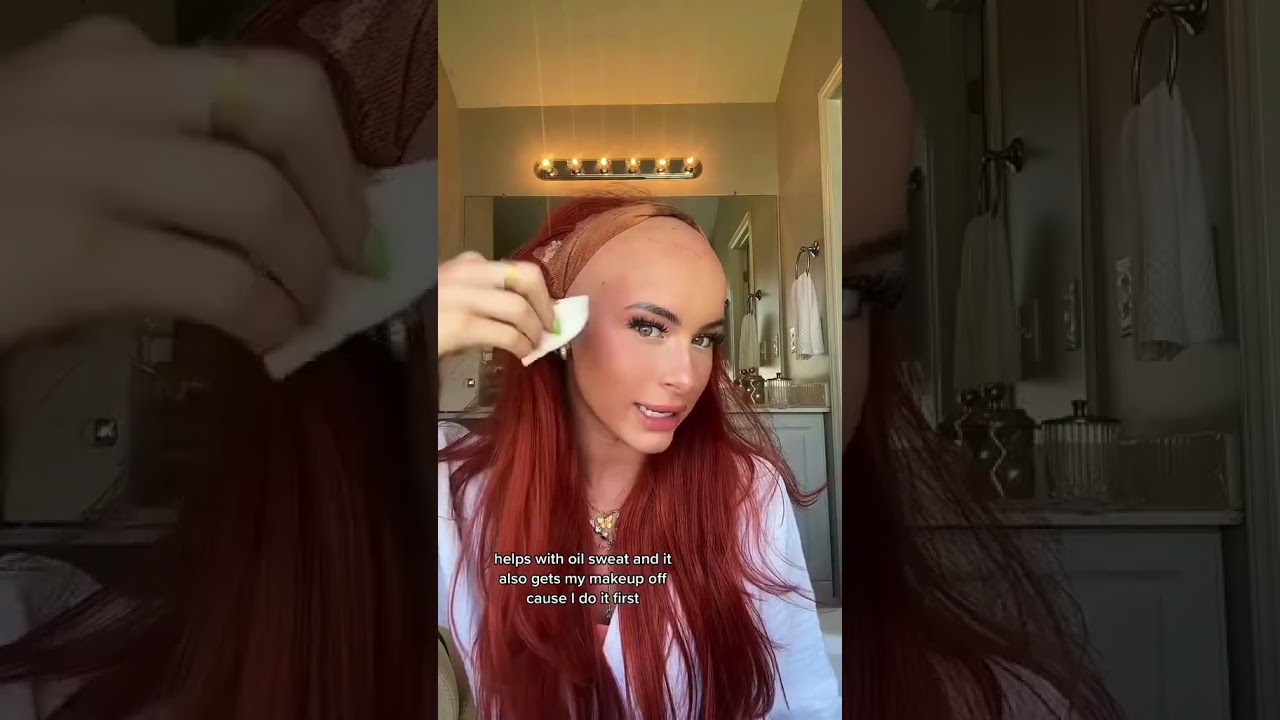 Упрощенная установка парика для вас всех #bald #wighelp #wiginstall #wigtutorial