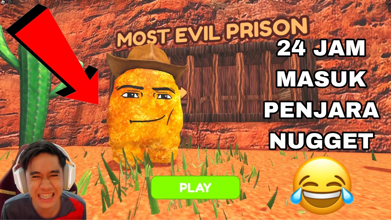 24 JAM MASUK PENJARA NUGGET 🤣 AKU DIKEJAR AYAM GORENG 🍗🐔
