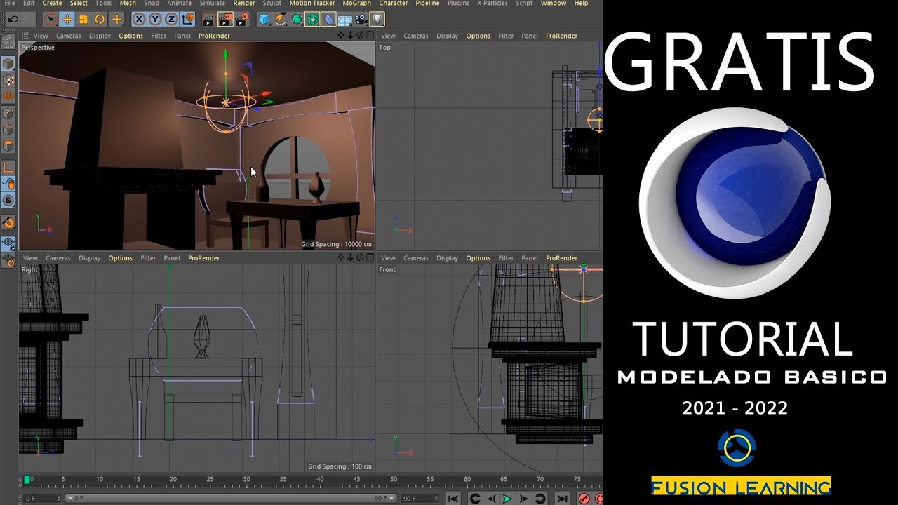 Curso Definitivo de Cinema 4D #22 - Luz Omnidireaccional