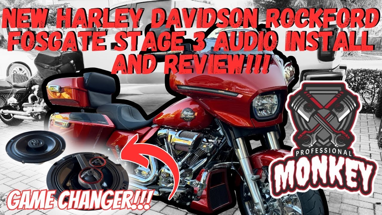 Harley Davidson New Rockford Fosgate Stage 3 Audio System! The Best Option for Your New Bike?